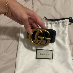 Gucci Belt Wide Black